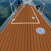 EVA Non-Slip RV Floor Mat, Waterproof Boat Deck Padding, 6mm Thick Teak Style Marine Gym Mat, All-Purpose Surface Protection