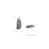 Pack All Shoe Cases, Shoe Bags, Shoe Storage, Indoor Shoe Bags, Water-Repellent, Set of 2, Gray