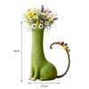 Cute Cat Shaped Flower Vase Modern Decorative Cat Vase Creative Ornament Aesthetic Table Decor for Flowers/Accessories