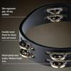 MEINL Percussion Compact Wood Tambourine with Nickel Plated Steel Jingles, 2-Rows, CTA2S-BK [Official Japanese Product]