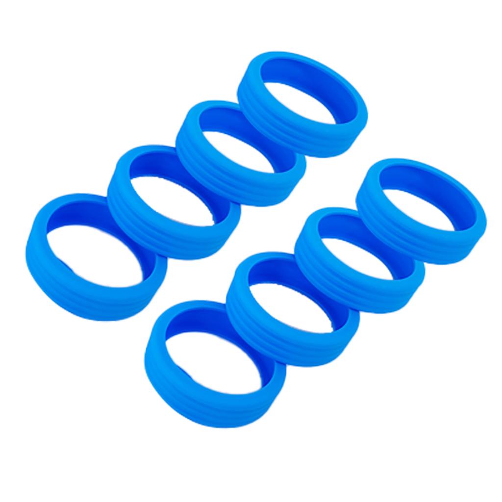 8PCS Luggage Suitcase Wheels Cover Silicone Noise Reducing Luggage Wheels Protector Cover