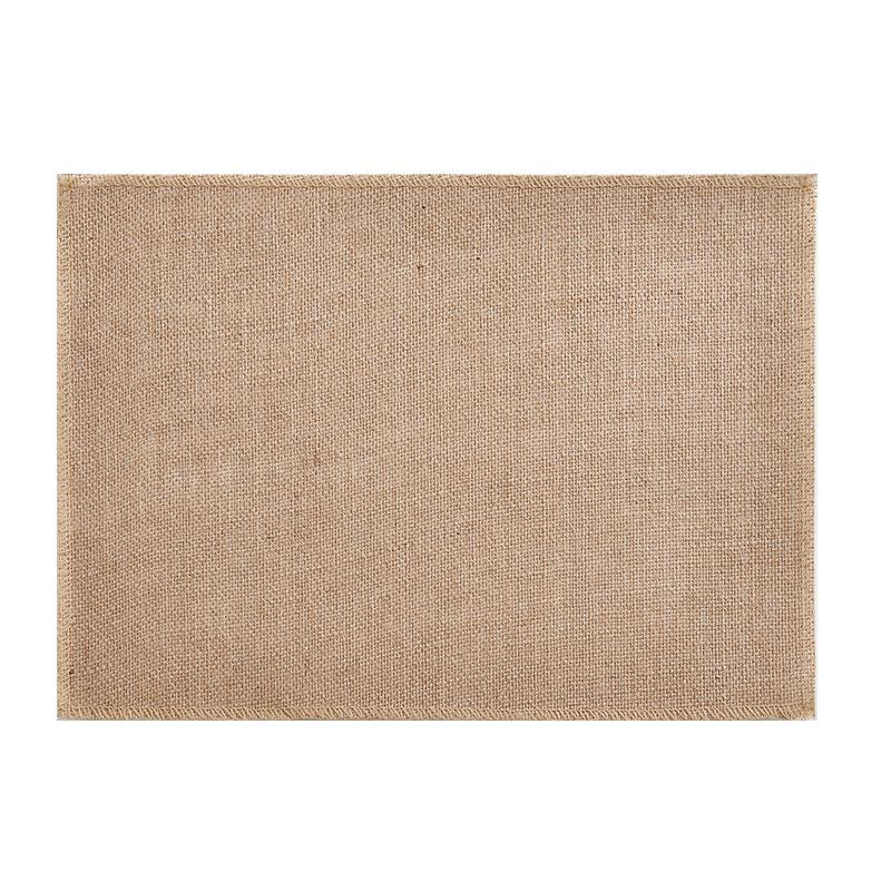 Natural coarse hemp, placemat, retro pastoral style, household dining table, thermal insulation mat, Mori wedding, shooting universal model
