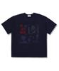 Wibelibellyu Very Daily Oversized Short Sleeve T-Shirt Navy