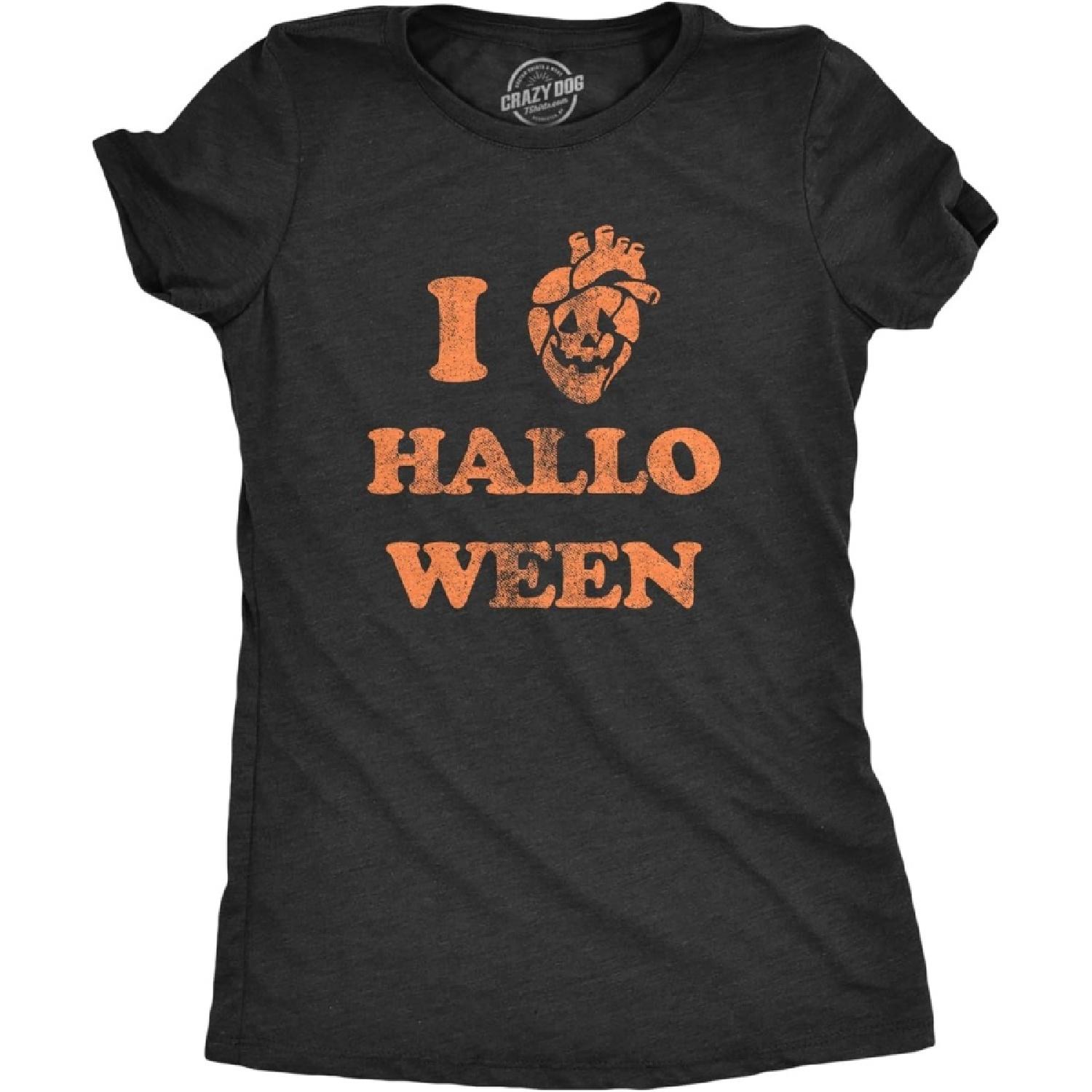 

Womens Funny Halloween T Shirts Spooky Scary October Tees for Ladies XXXXXL чорний