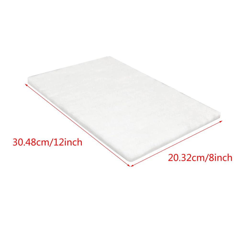 Ceramic Wool Wick Sponge Ceramic Fiber Insulation Ceramic Wool for Portable Tabletop Firepit To Extend Burn Time 12x8in
