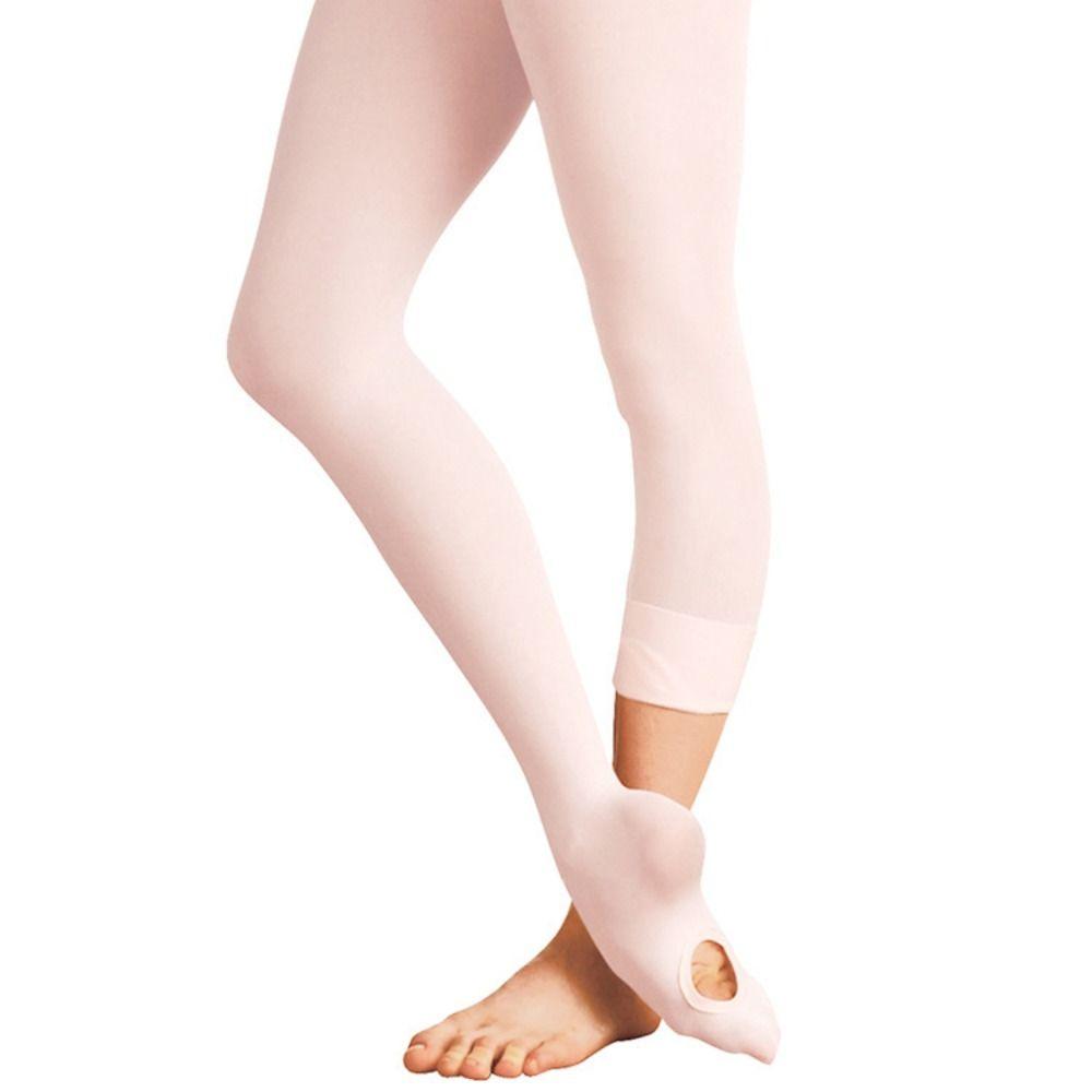 60D Convertible Ballet Leggings White Seamless Pantyhose New Ballet Tights  for Girls