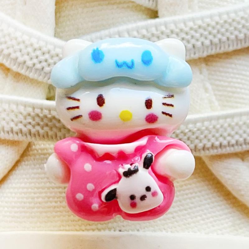 Kids Cartoon Shoelace Charms: Air Force 1 Resin Ornaments & DIY Accessories