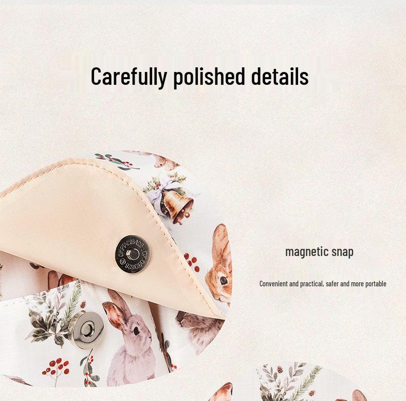 Multifunkční voděodolná závěsná úložná taška na kočárek pro dětské lahvičky a hrníčky