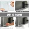 2pcs Clear Splash Guards - Heavy-Duty Transparent Bath Tub and Sink Splash Guards with Curved Design, Anti-Splash Barrier for Shower, Bathroom Sink