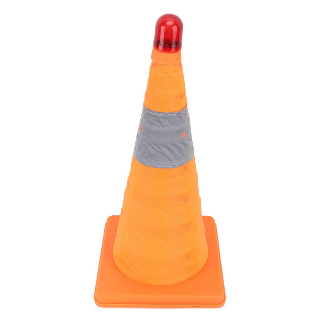 Warnleuchte Nachtsicht Reflektierendes Schild Heben Verkehrsleitkegel für Parken 45cm Dehnungshöhe