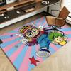Anime D-Dr. S-Slump Floor Mat Soft Flannel Floor Mat  Suitable for Entryways, Living Rooms, Bedrooms, and Bathrooms
