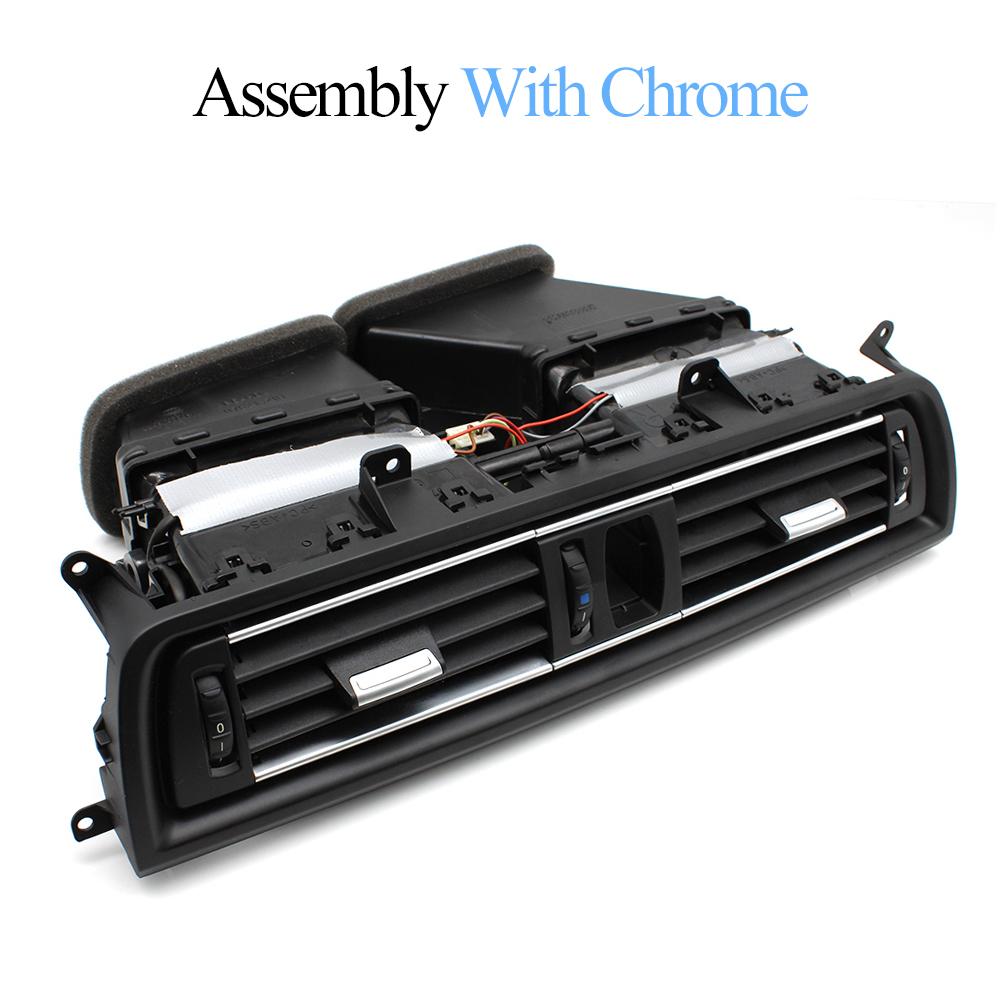 Car Dashboard Front Central Air Conditioner Panel AC Vent Grille Assembly For BMW 5 Series F10 F11 F18 64229166885