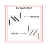 2PCS 60pin LCD FPC Connector For ipad 6 Air 2 LCD Display Screen On Board Flex Cable