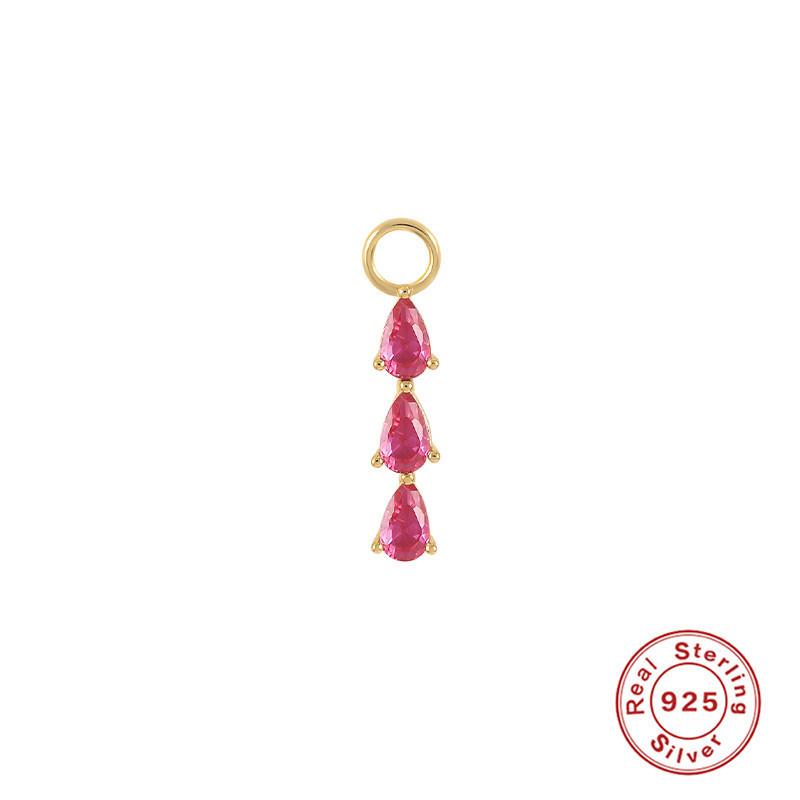 S925 Sterling Silver Earrings Charm Beads Pendant Earrings Earrings Accessories Work Wear Earrings Pendant Women