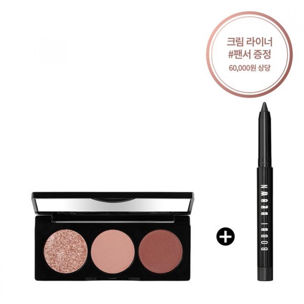 Bobbi Brown Cream Liner Panther Gift + Essential Eyeshadow Trio soft coral