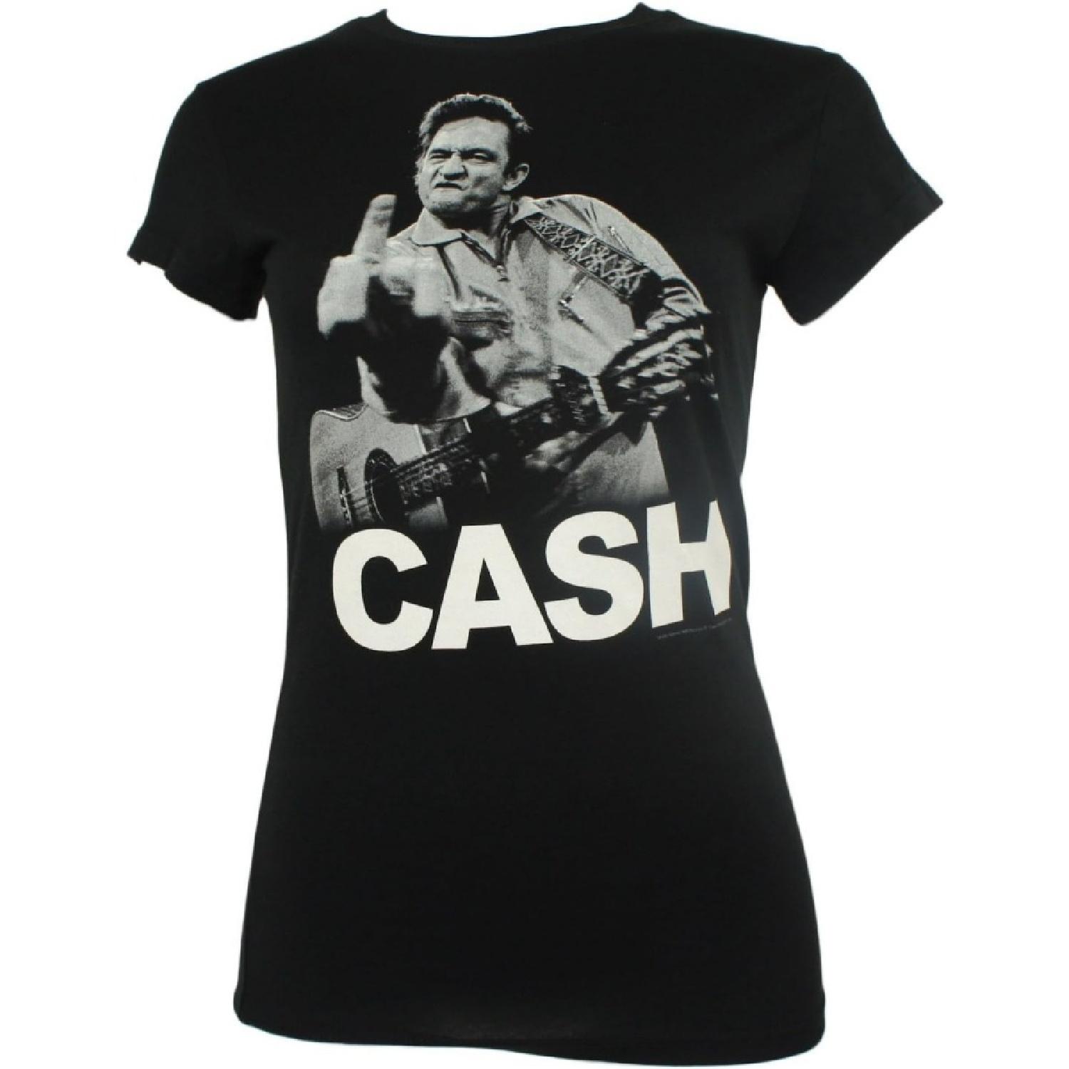 Джонни Кэш Птица Младший Размер Футболка Черная S разноцветный
