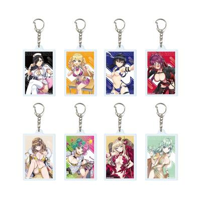 Dolphin Wave 10 BOX 2 [Official Illustration] Acrylic Keychain 8-Piece Box