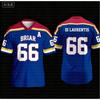 Off Campus Briar University Jersey Graham 44 22 DI LAURENTIS 66 Tucker46 T-shirt V-neck Short Sleeve Men Women Hockey Jersey Top