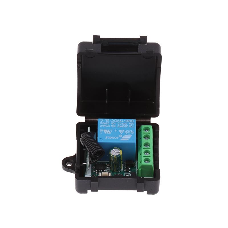 Universal Gate Remote Control Switch Dc 12V Rf 433 Mhz Asking Code Relay Receiver Diy Mini Module For Garage Door Led Lighting