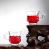 135ml/140ml Elegant Espresso Cup English Afternoon Tea Cup Heat-resistant Water Cup Creative Transparent Coffee Mug Drinkware