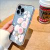 Rosa Rosen und Kirschblüten Handyhülle für IPhone 17 15 16 14 13 12 11 Pro Max Plus 12 13 Mini TPU Schutzhülle