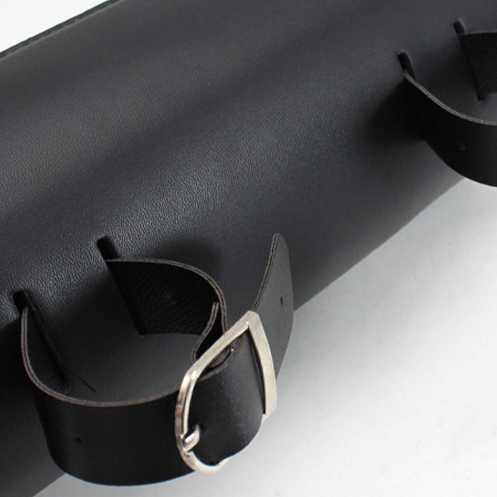 Motorcycle Tool Bag PU Leather Front Fork Handlebar Saddlebag Roll Tail Storage Bag Waterproof Dirty Bikes Saddlebags Tool Pouch