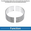 Connecting Rod Bearing Set No.12591093 for Chevrolet Equinox 2010-2017 Engine Rod Bearing Kit Metal Silver Tone 8 Pcs