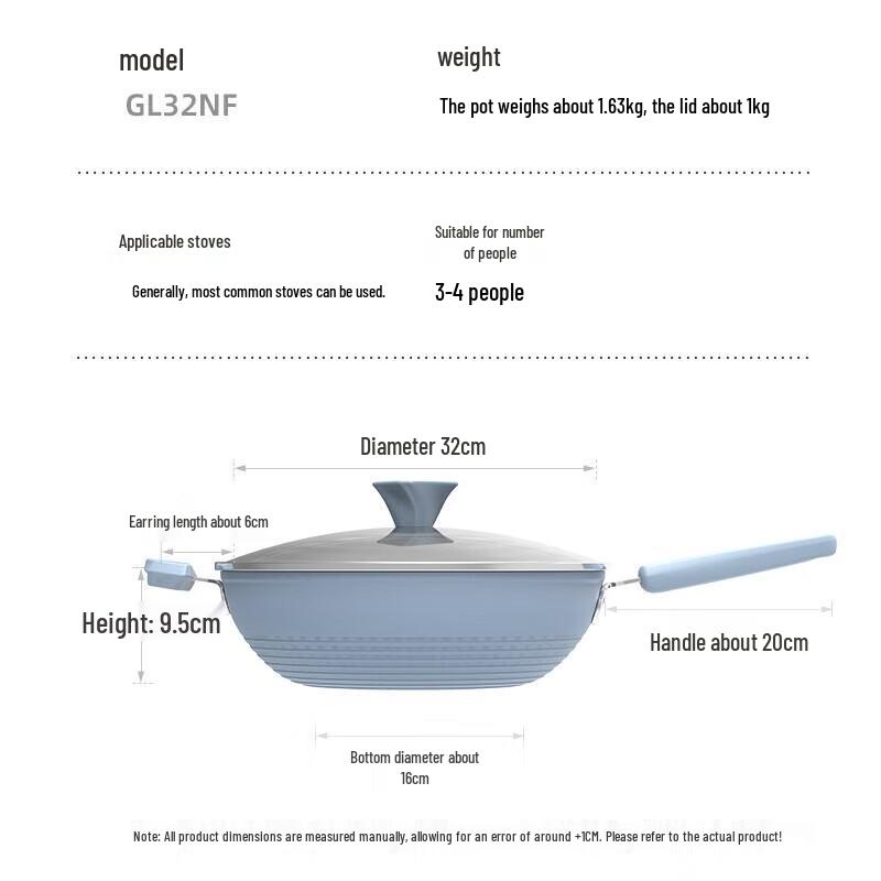 COOKER KING 32CM Non-stick Wok