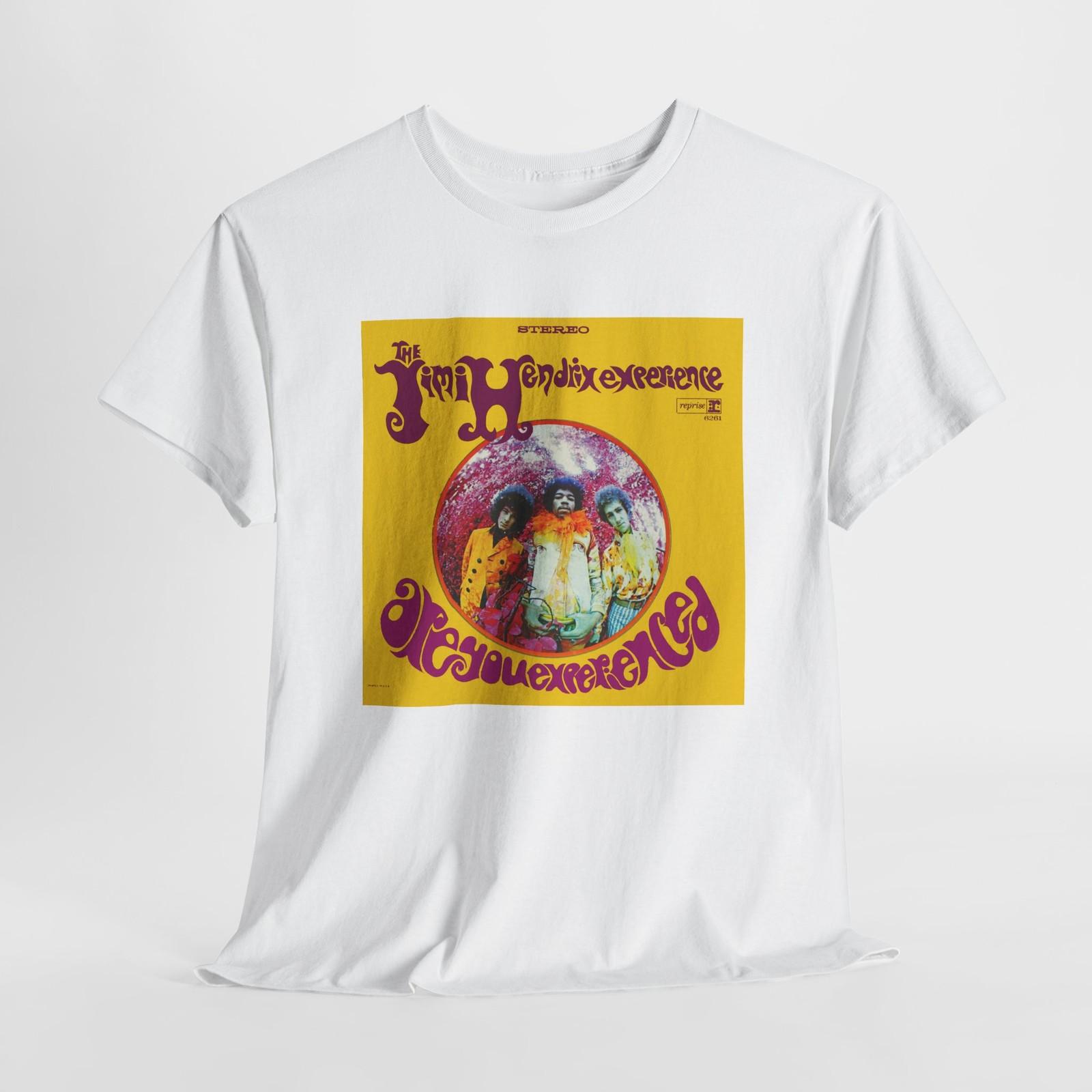 

Vintage Psychedelic Graphic Tshirt Tops Tee, Unisex Heavy Cotton T-Shirt Mens Womens Tees Top, Retro Jimi Hendrix S