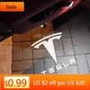 Car Sticker Tesla 2Pcs Car Door Projector Lamps Welcome Lights Accessories For Tesla Model 3 S X Y Cybertruck Roadster SpaceX
