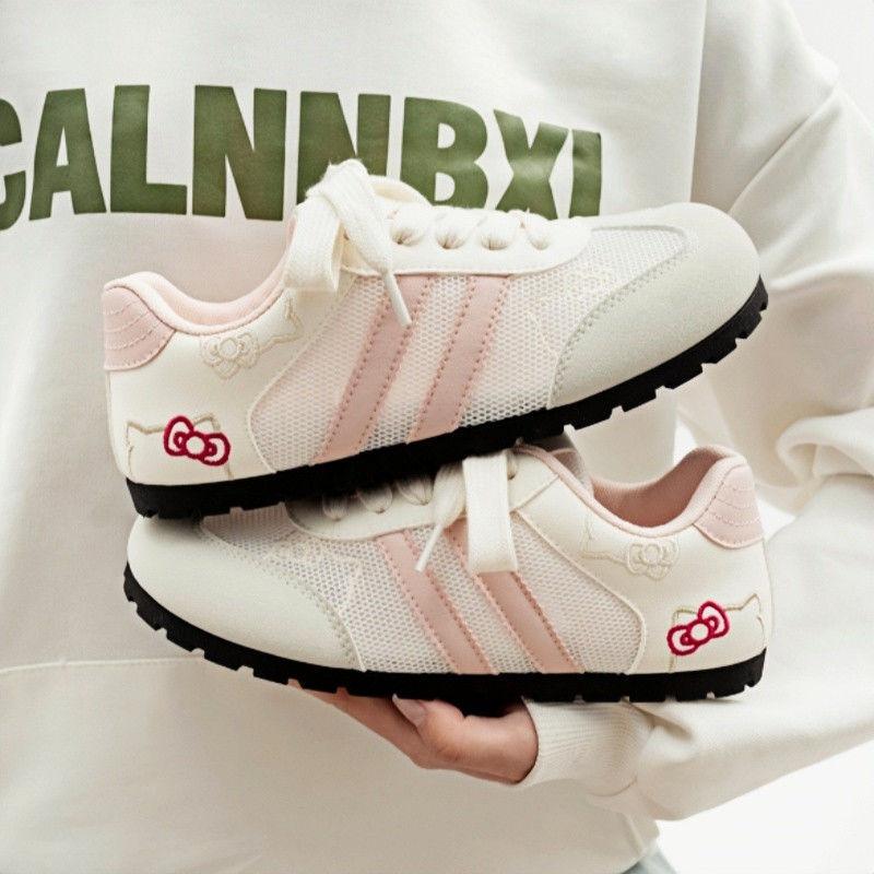 Mesh breathable German training shoes women's 2025 new summer thin student versatile soft sole fashion casual board shoes