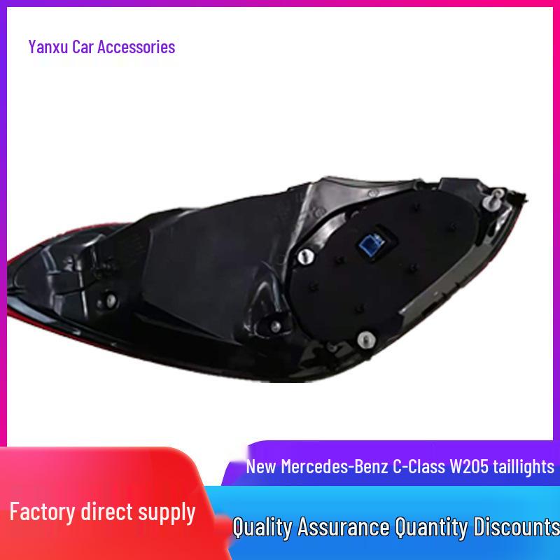 Mercedes-Benz W205 C-Class Taillight Upgrade: C180/C200/C300/C400 Old To New Model Rear Light Assembly