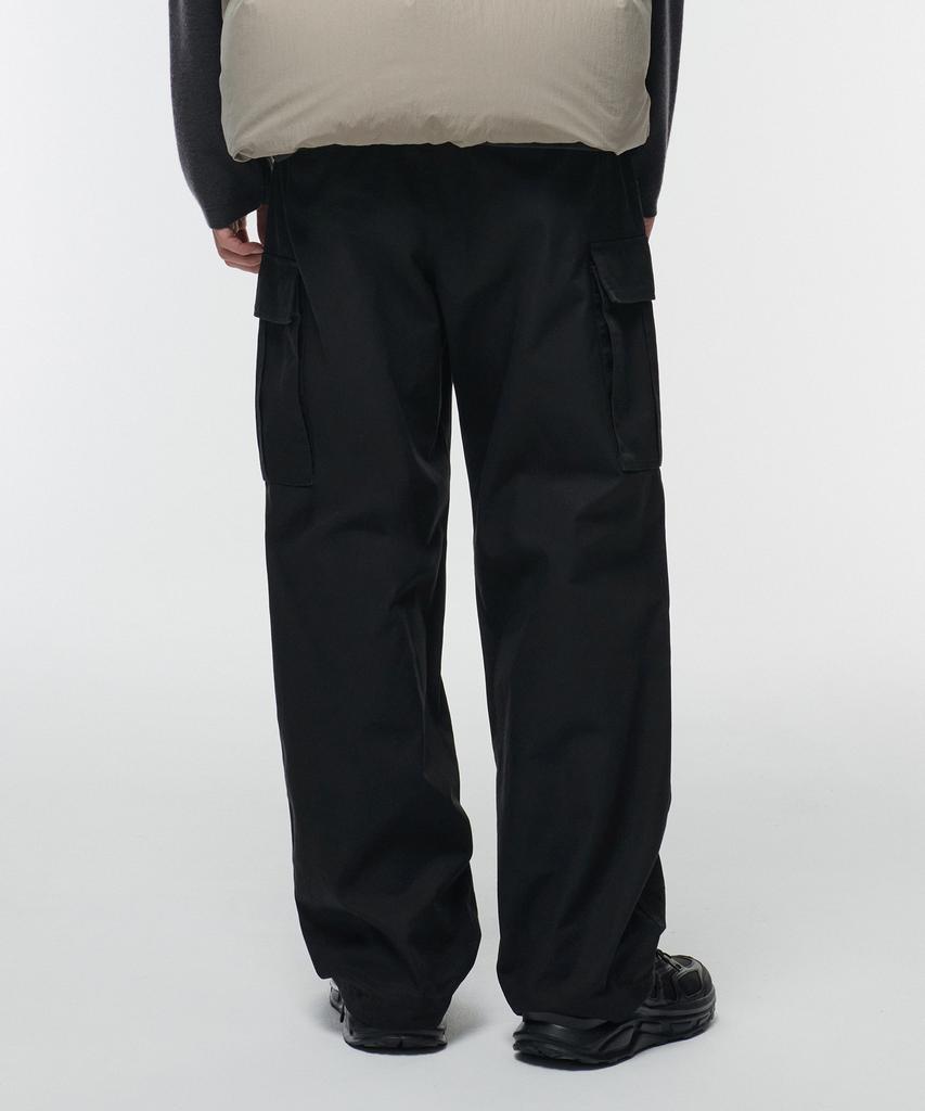 MUSINSA STANDARD Cotton Parachute Cargo Pants [Black]