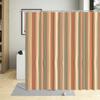 Geometric Lines Shower Curtain Colorful Stripe Printing Waterproof Bathroom Decor Polyester Fabric Curtains With 12 Pcs Hooks