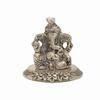 Pagdi Ganesh Idol Statue | Diwali Tag with Velvet Box & Carry Bag | for Pooja, Blessing, Festival Occasion, Return Gift Showpiece