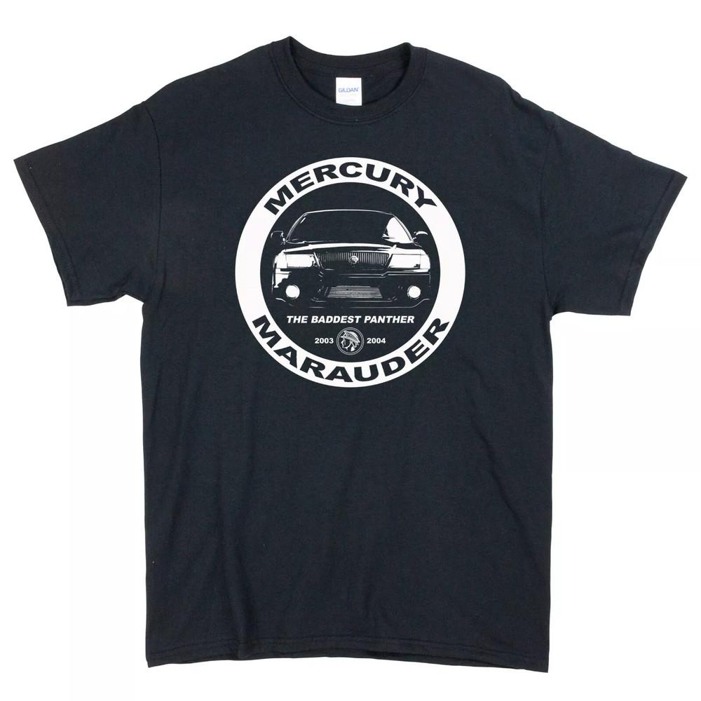 Футболка Mercury Marauder The Baddest Panther, футболка с машиной, унисекс футболка XL