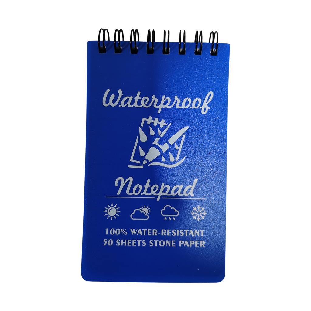 Wasserdichte Notizbücher Allwetter-Taschennotizbuch Kleine Notizblöcke Spiralgebundene linierte Seiten Feldblock für Outdoor-Büro