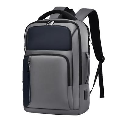 Men's Backpack for Commuting and Business, Rechargeable Multi-functional Waterproof Computer Backpack for Men