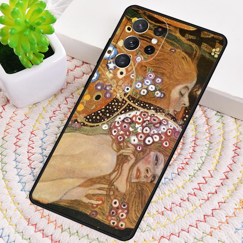 Kiss by Gustav Klimt Silicone Phone Case For Samsung Galaxy note 10 pro S26 S25 S24 S23 S22 S21 Plus S25Ultra Capa Cover