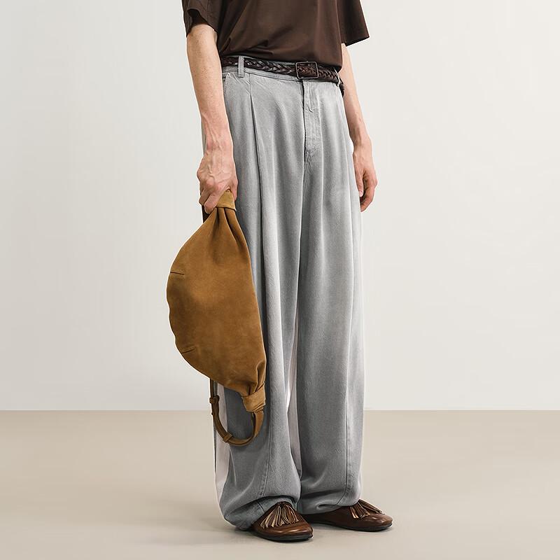 CROQUIS Men's 9P4E14200 Loose Curved Blade Denim Jeans