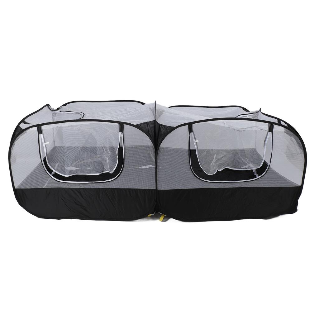 Foldable Pet Play Tent Portable Breathable Transparent Mesh Wall Pop Open Small Animal Playpen for Chicken Cat Dog