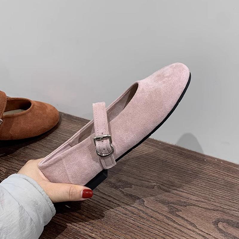 Fashion SUOJIALUN 2025 Spring New Brand Women Flat Shoes Fashion Round Toe Ladies Elegant Mary Jane Shoes Soft Flat Heel Single Shoes