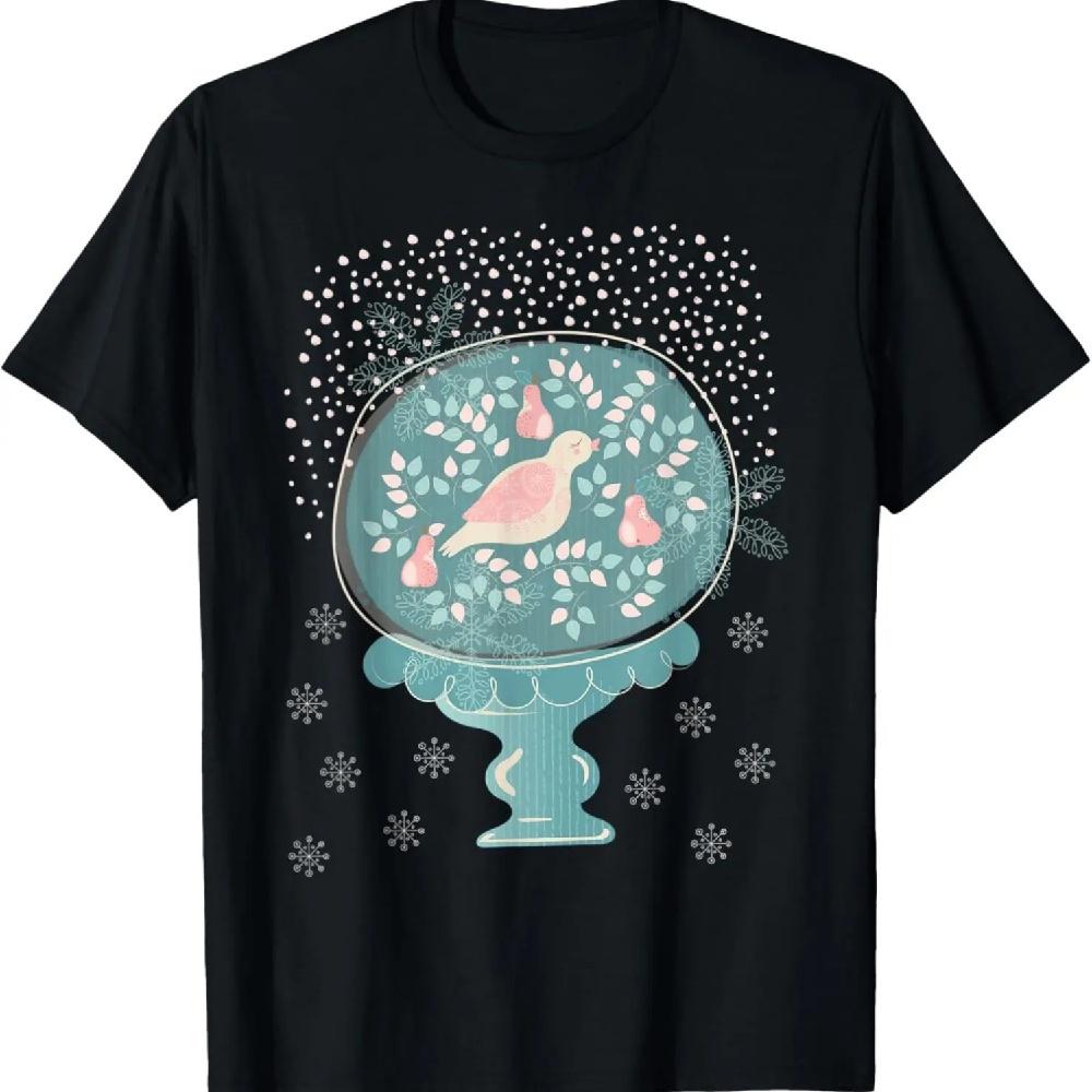 

Partridge In A Pear Tree 12 Days Christmas Song My True Love T-Shirt XXXXXL чёрный