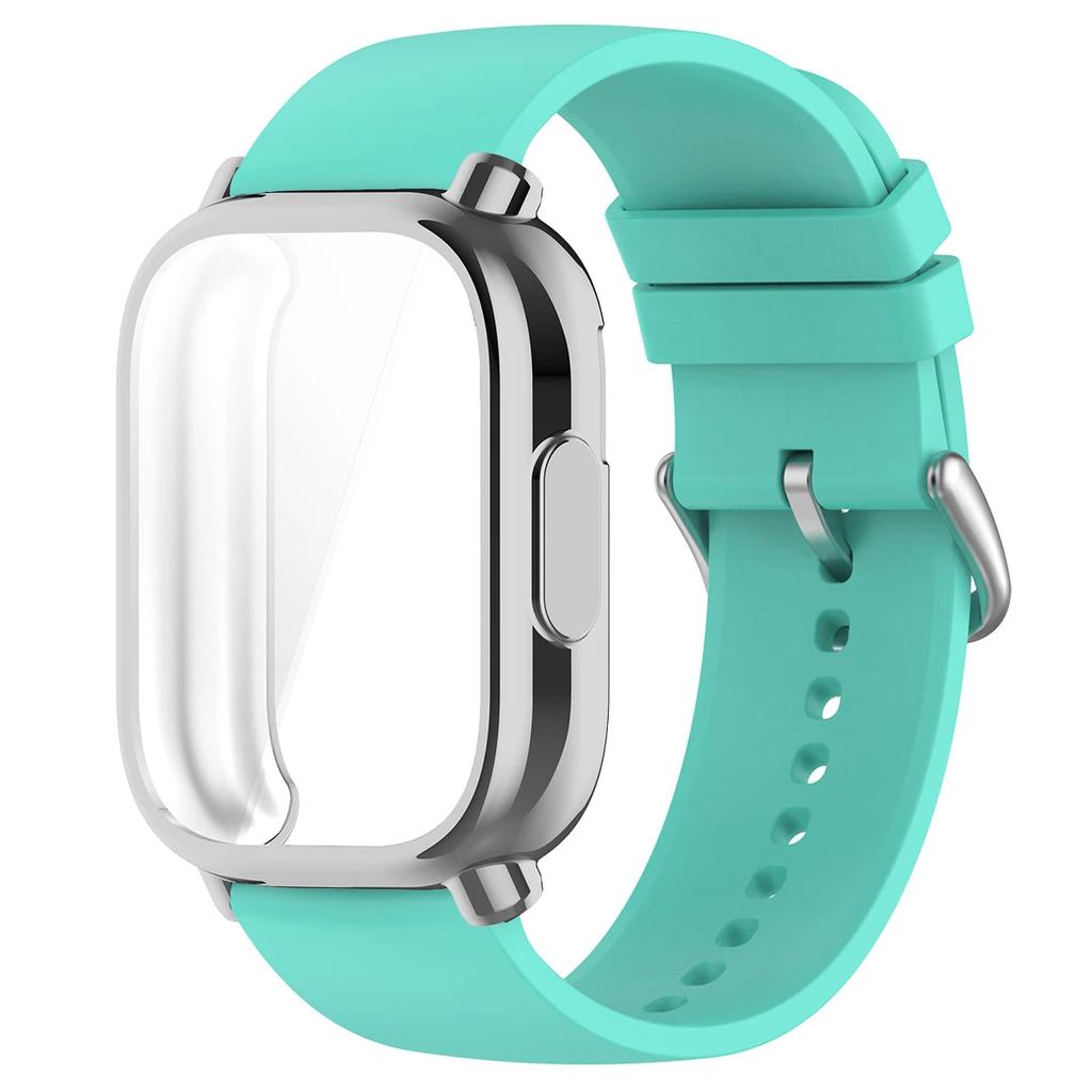22mm Silicone Strap With Case For Xiaomi Redmi Watch 5 Active Lite Smart Watch Wrist Band And Case For Redmi Watch 5 Lite Active