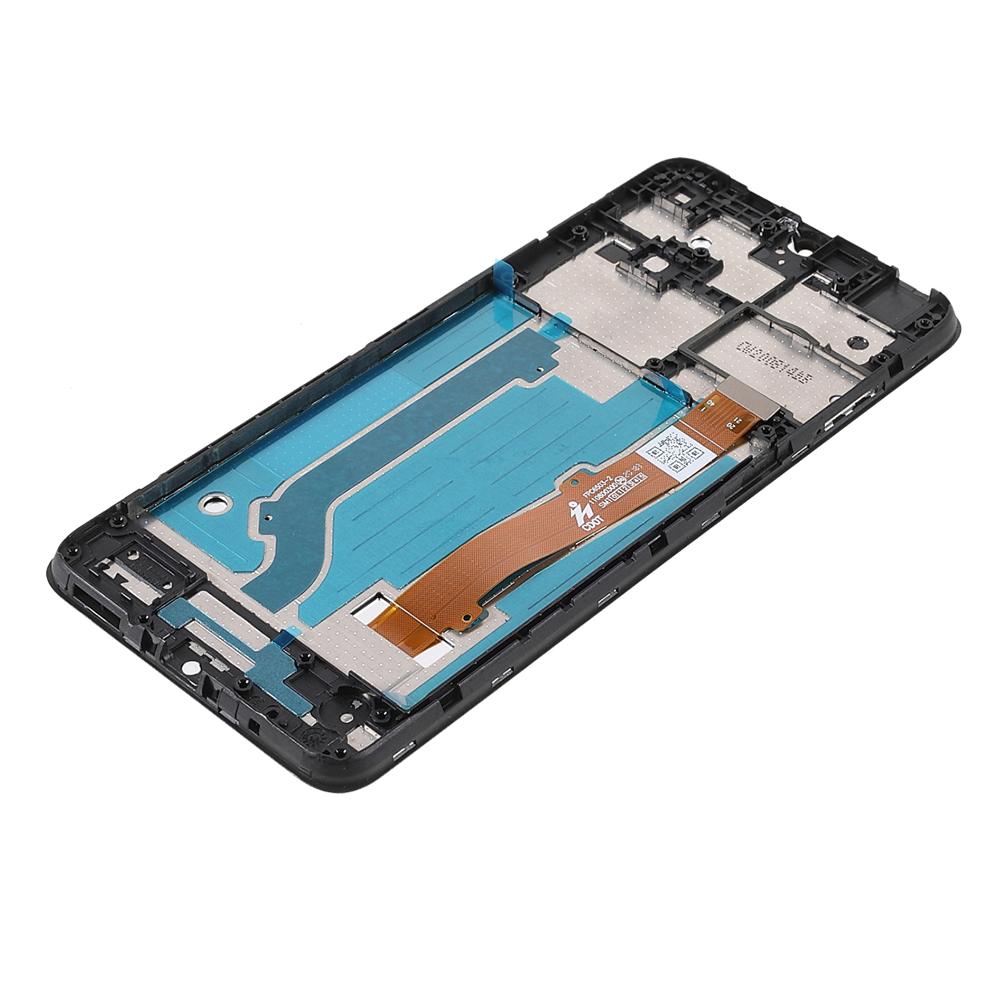Für Alcatel 3X (2020) 5061 Klasse C LCD-Bildschirm und Digitizer-Baugruppe+Rahmen Teil (Ohne Logo)