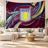 Aston Villa Football Wall Tapestry, Soft Fabric Wall Hanging, Decorative Backdrop For Bedroom Home Wall Art
