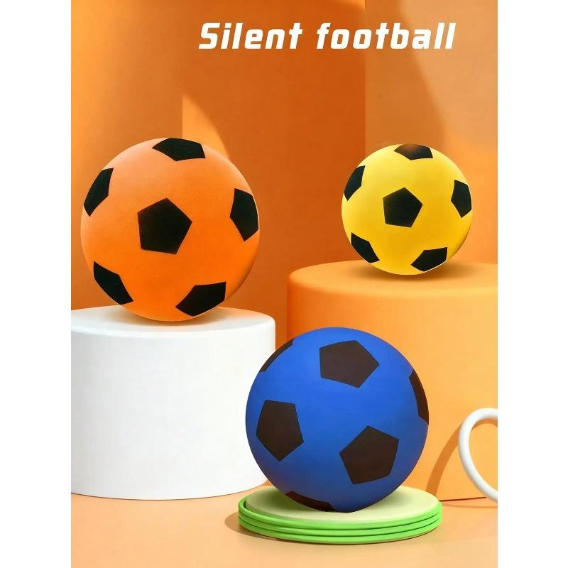 Pallone da Calcio in Schiuma Silenzioso Morbido Alta Rimbalzante Allenamento Silenzioso Indoor