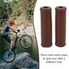 Bike Handlebar Grip Retro PU Leather   Handle Grips   Wear Resistant Handlebar Cover