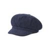 Korean Version Solid Color Corduroy Female Painter's Hat British Retro Octagonal Hat Gorras Para Mujer