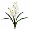 with Leaves Artificial Orchid Flower Branch Artificial Cymbidium Faux Flowers  Wedding Decor